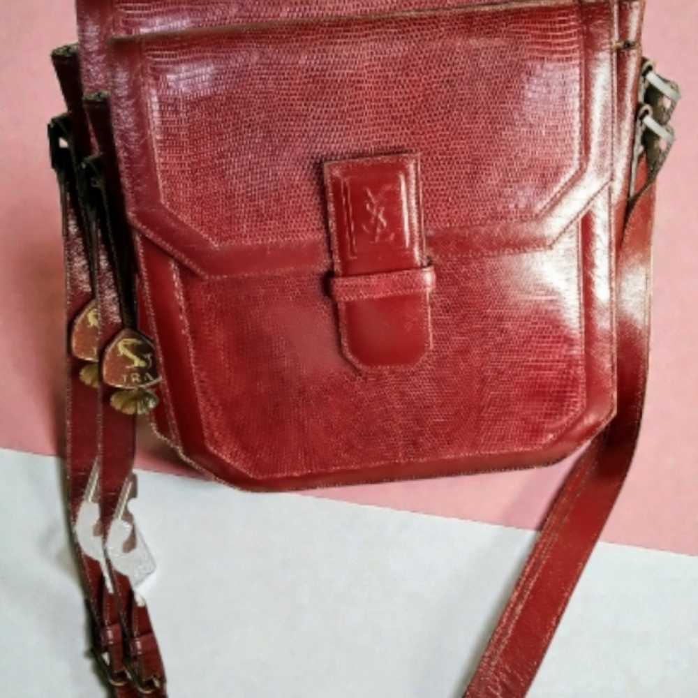 Yves Saint Laurent Red Vintage Crossbody Bag